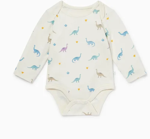 Vista 8 de MORI Baby Supreme Comfort - Body de manga larga para niños y niñas, mameluco unisex con cuello sobre y sin níquel