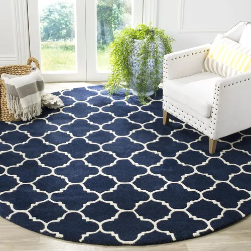 Vista 48 de SAFAVIEH Chatham Collection - Alfombra decorativa de 2 x 3 pies, color negro y marfil, lana cuadriculada enrejada hecha a mano, ideal para zonas