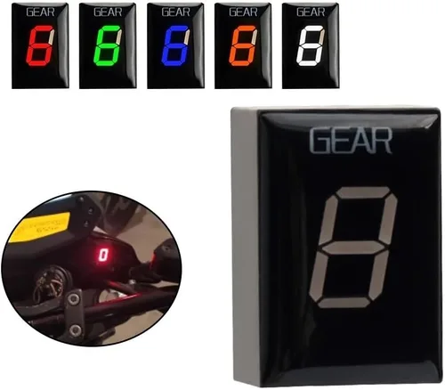 Vista 2 de Motorcycle Gear Indicator for YZF R1 R6 FZ8 MT03 MT-01 FZS1000 XJR400 FZ400 FZ 8 XV1900A YS250 XV1600A XJ6 Speed Display Gear Indicator Meter