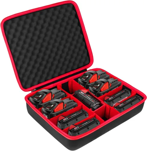 Vista 6 de Funda rígida para batería y cargador Milwaukee M18 de 18 V + herramienta de órbita 2626-20 M18 18V 18,000 OPM