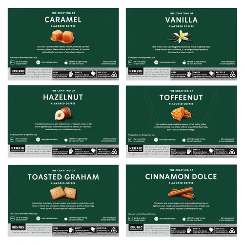 Vista 9 de Cápsulas de café K-Cup de Starbucks, café con sabor caliente o helado, paquete variado, 60 cápsulas Keurig