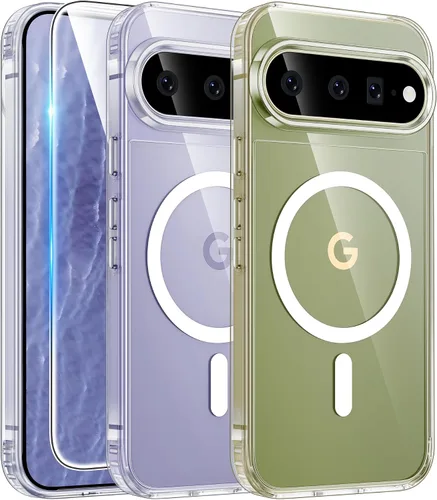 Vista 264 de FNTCASE Funda magnética para iPhone 12, grado militar, protección contra caídas, antiamarilleamiento, duradera, resistente y parachoques a prueba