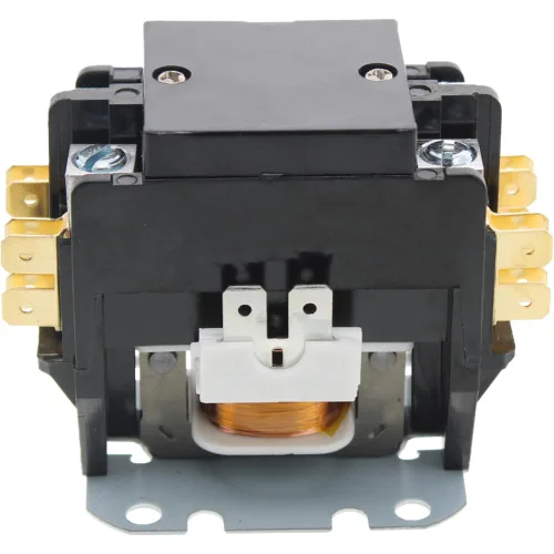 Vista 2 de Generic - Contactor de CA de 2 polos, contactor de compresor de condensador de condensador de bobina de 40 amperios y 24 V, Contactor de propósito