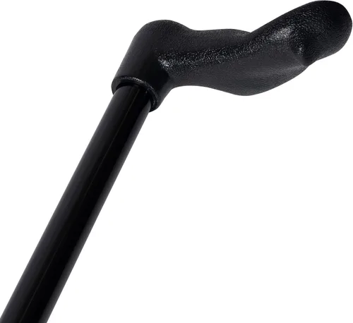 Vista 2 de Bastón de agarre de palma ajustable unisex de aluminio negro - ¡Regalo asequible! Artículo #DHAR-9050808