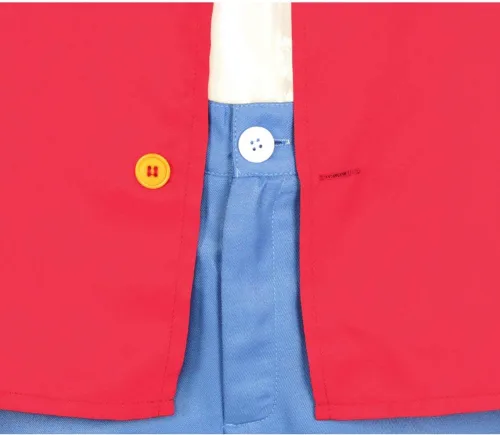 Vista 5 de Disfraz de mono para niños, con gorro, camisa y pantalones cortos, trajes de Halloween