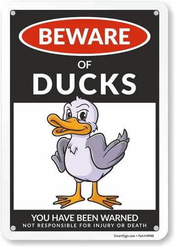 Vista 22 de SmartSign Funny Beware Of Bearded Dragons - Letrero de advertencia de 10 x 7 pulgadas, aluminio laminado sin óxido de 40 mil, letreros de metal