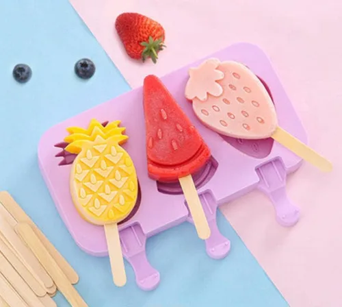 Vista 9 de Lindos moldes de paletas de pata de gato, moldes de silicona para paletas