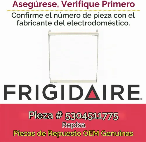 Vista 5 de GENUINE Frigidaire 5304511775 - Estantería