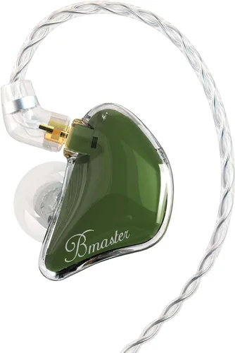 Vista 14 de BASN Bmaster Triple Drivers in Ear Monitor Auriculares (negro) iem de aislamiento de sonido con dos cables mmcx desmontables, kit de transporte
