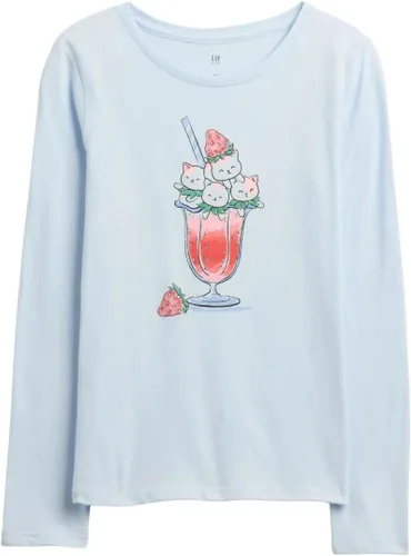 Vista 17 de GAP Camiseta estampada de manga larga para niña