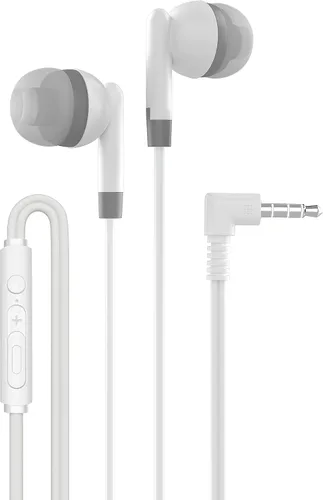 Vista 8 de Maeline Auriculares a granel con micrófono, auriculares intrauditivos con aislamiento de ruido, control de volumen con cable de 0.138 in