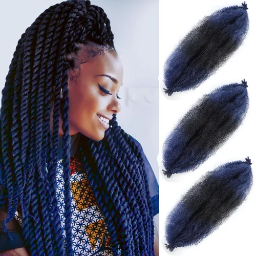 Vista 13 de Trenzas Afro Twist de 12 pulgadas - Cabello trenzado al crochet estilo Afro (12 pulgadas (Paquete de 3), 30#)