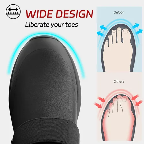 Vista 6 de Zapatos de trabajo antideslizantes para hombre, zapatos de cocina para cocineros, restaurantes, zapatos impermeables y antideslizantes para caminar