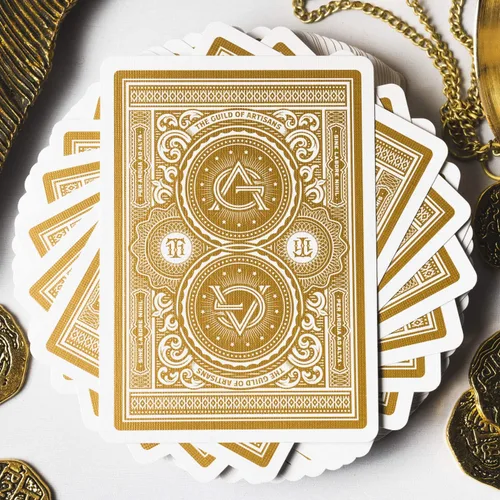 Vista 4 de theory11 Cartas de Juego Artesanal (Blanco)
