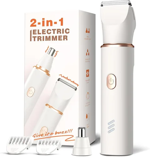 Vista 8 de Maquinilla de afeitar eléctrica para hombres: recortadora corporal Manscape para regalos para hombres, afeitadoras eléctricas, IPX7 impermeable, Azul