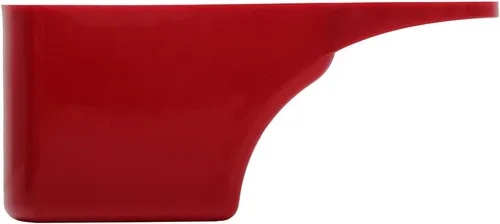 Vista 3 de Kitchen Crop Cuchara medidora de dos tazas, 2, color rojo