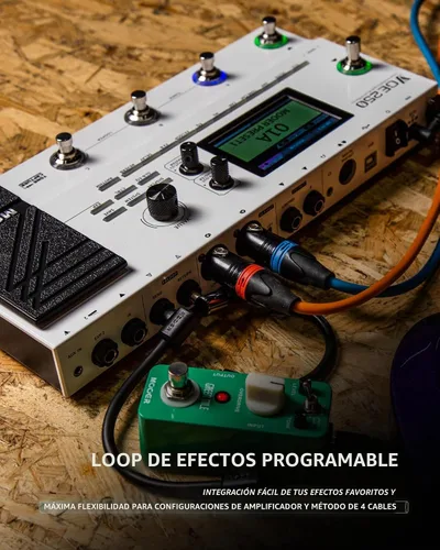 Vista 7 de MOOER Procesador de múltiples efectos GE250 con bucle FX, captura de tono, función MIDI, ecualizador global, máquina de batería, looper estéreo