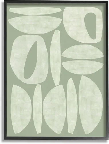 Vista 11 de Stupell Industries Arte Giclée enmarcado con formas contemporáneas verdes de Flora Kouta Stupell Industries · By Flora Kouta · Ready to hang ·