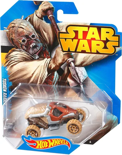 Vista 4 de Hot Wheels Coche de personajes de Star Wars, Tusken Raider