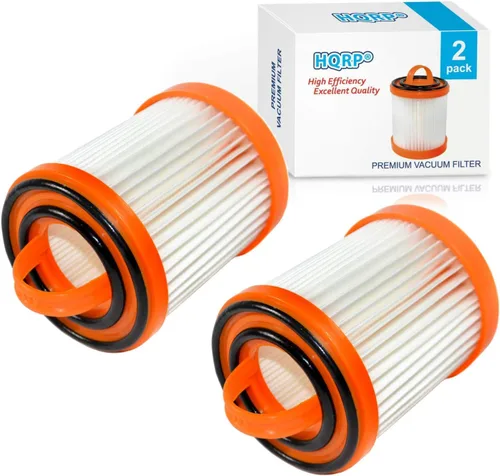 Vista 5 de HQRP Paquete de 4 filtros para polvo compatibles con aspiradoras sin bolsa Eureka 62136, 62136A, 61825, 61825-R, DCF-3, DCF3, ER-1880, ER-1830
