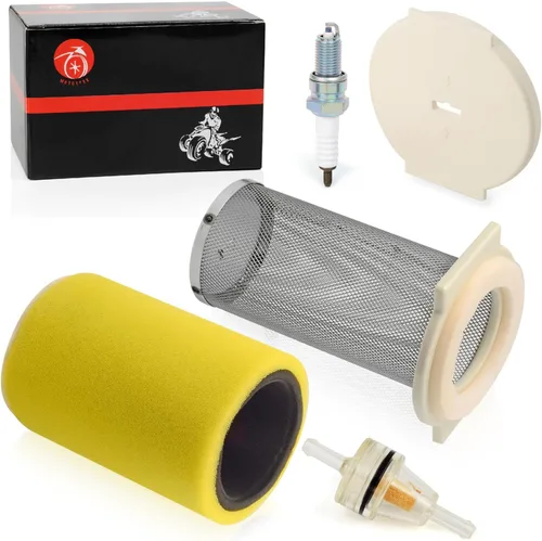 Vista 4 de Kit de filtro de aire y tapa de extremo de guía con bujía para Yamaha Big Bear 350 Moto-4 250 350 YFM350 Timberwolf 250 YFB250 1987-2000 Kodiak 400