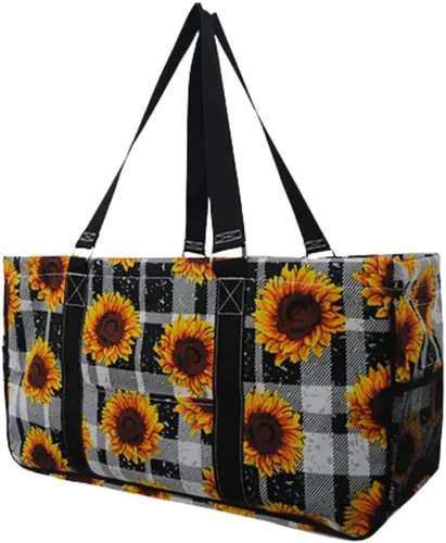 Vista 73 de NGIL Bolsa de comestibles reutilizable extra grande plegable de gran tamaño para comestibles, almacenamiento, picnic, playa, Flecha-negro