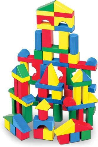 Vista 10 de Melissa & Doug - Juego de bloques de madera