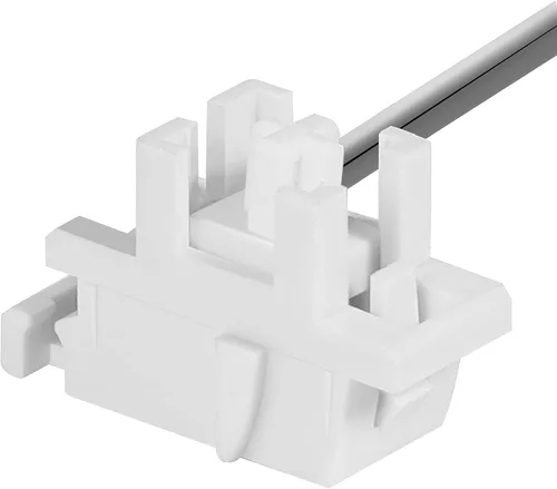 Vista 8 de DUROCK - Estabilizador de montaje de placa transparente transparente con cables chapados en oro compatible con estabilizadores de placa Cherry MX