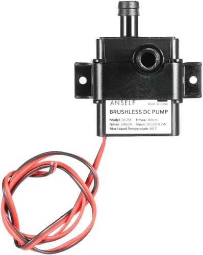Vista 6 de Anself Mini bomba de agua sumergible para pecera acuario fuente Flowerpot DC12V 4.8W