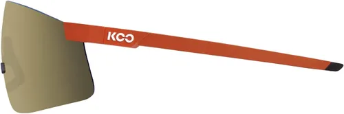 Vista 2 de Koo Nova - Gafas de sol I ligeras, 100 % protección UV, para trail running y senderismo, color dorado mate atardecer