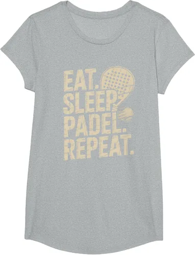 Vista 55 de Camiseta Eat Sleep Padel Repeat Padel Jugador de Tenis