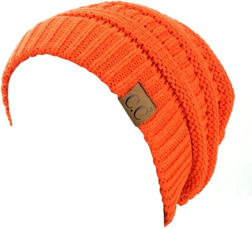 Vista 365 de C.C Trendy Warm Chunky Soft Stretch Cable Knit Beanie