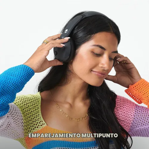 Vista 4 de Skullcandy Icon 180 Wireless On-Ear Bluetooth Headphones - True Black Negro verdadero