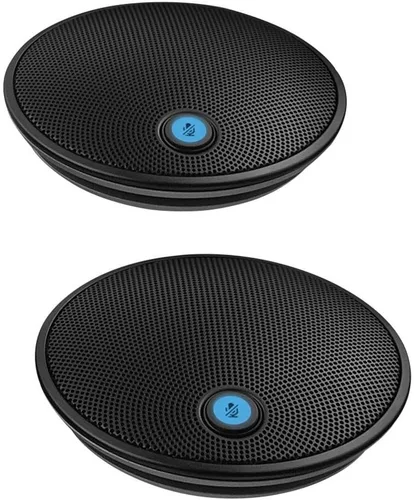 Vista 4 de Logitech micrófonos de expansión de grupo para conferencias de audio y Video (989-000171)., Negro