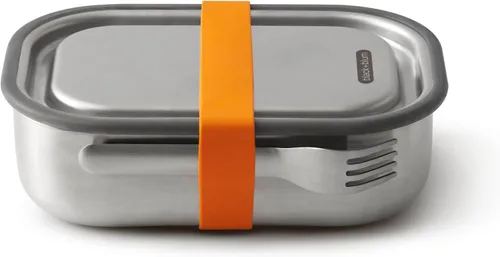 Vista 11 de Black+Blum - Lonchera de acero inoxidable 3 en 1, a prueba de fugas, multifuncional, sin plástico, con válvula de vacío, caja Bento con divisor