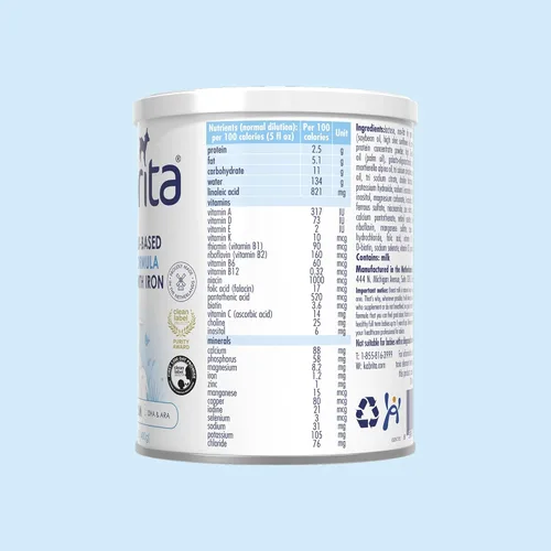 Vista 2 de Kabrita - Fórmula de leche de cabra en polvo para lactantes, digestión suave, 14 onzas, paquete de 12 Alternativa suave a la leche de vaca