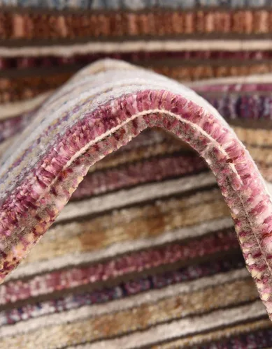 Vista 7 de Unique Loom Deepa Collection - Alfombra estática (2 pies x 3 pies 1 pulgada, rectangular, multi/ gris)