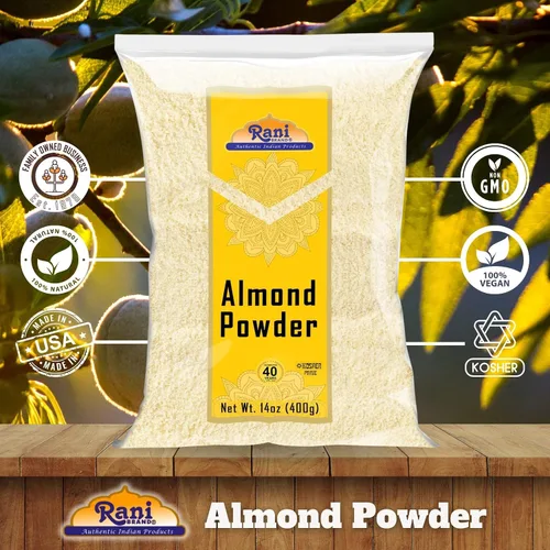 Vista 5 de Almendras en polvo Rani 14oz (400g) ~ Todo natural Apto para gluten Sin OMG Kosher Vegano Producto de Estados Unidos