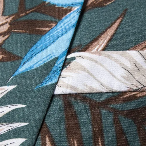 Vista 4 de Blazer hawaiano casual para hombre, diseño de flores, con un solo botón, manga larga, ajustado, chaqueta deportiva, A-Negro