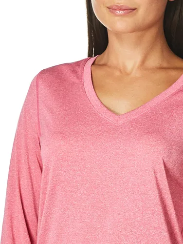 Vista 3 de Hanes Camiseta Sport Cool Dri Performance para mujer, manga corta o larga