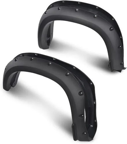 Vista 10 de PIT66 Guardabarros, compatibles con modelos Dodge Dakota Crew Cab 2005-2011 compatibles con Ram Dakota Crew Cab Pickup 2011 Smooth Matte Wheel