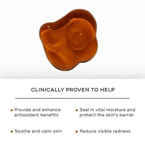 Vista 2 de Replenix Suero facial calmante fortificado con cafeína de grado médico con ácido hialurónico para pieles sensibles (1 onza líquida)