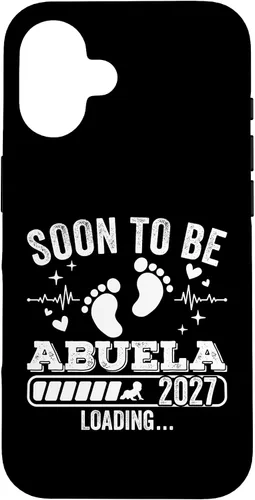 Vista 32 de Soon to Be Abuela 2027 Loading Pregnancy Announcement Case for iPhone 17
