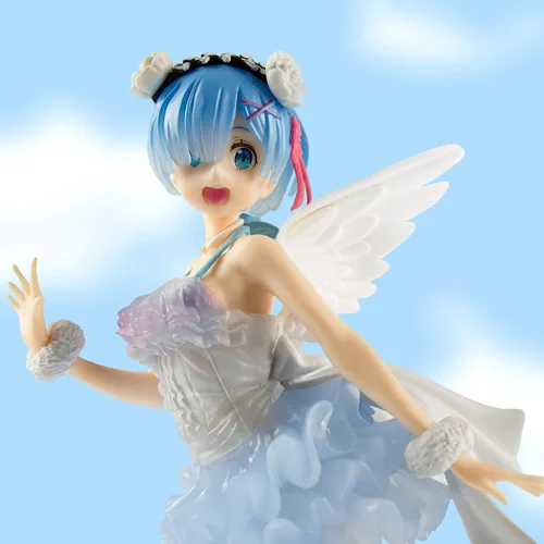 Vista 6 de Re Zero Rem Ballerina Version - Figura decorativa coleccionable Traje Rem Bunnt