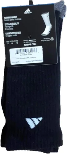 Vista 2 de Adidas Calcetines altos para hombre, paquete de 3, negroónixblanco, 6-12