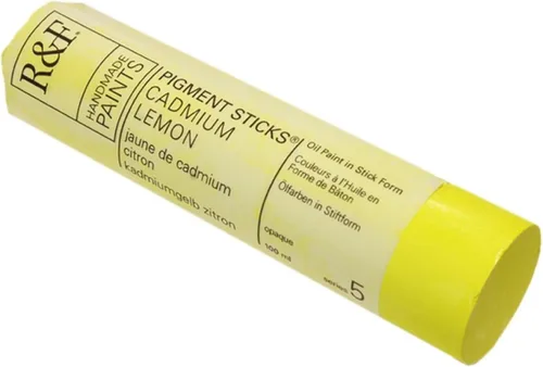 Vista 101 de R&F Handmade Paints - Pigmento profesional al óleo en barra, naranja lizarina, 6.4 fl oz