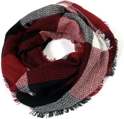 Vista 8 de Bufandas de moda a cuadros y cuadros Infinity de Scarfand's Tartan