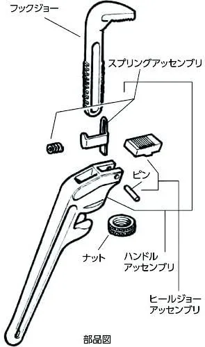 Vista 4 de Ridgid 31470 Piezas de repuesto para llaves de tubo - D793S E6 HD HDL
