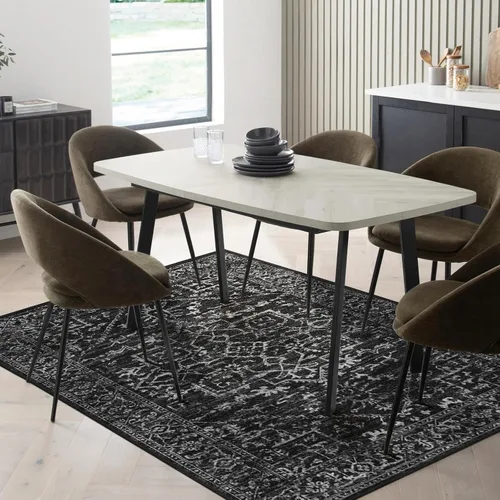 Vista 8 de Tapete para Silla para Pisos Duros, QQpony 48"x36" Tapete para Silla de Oficina para Superficie Dura, Alfombra de Área para Sala de Estar, Tapete