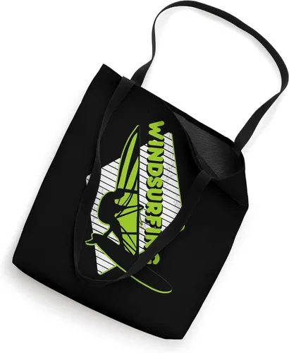 Vista 2 de Windsurfing Water Sports Windsurf Sailboard Windsurfer Tote Bag